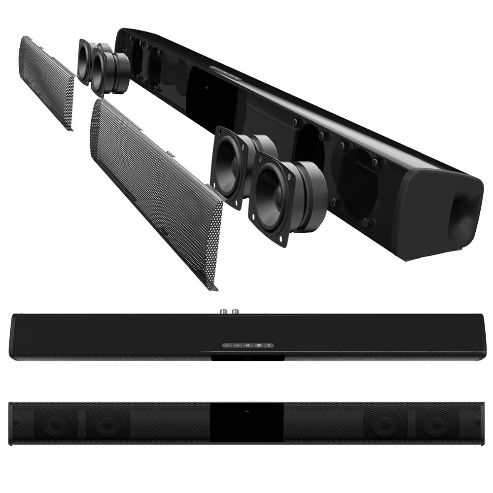 SOONHUA Wireless Bluetooth Speaker DSP Stereo Sound Processor Home Theater Soundbar RCA Line Subwoofer With 3.5mm Audio Input