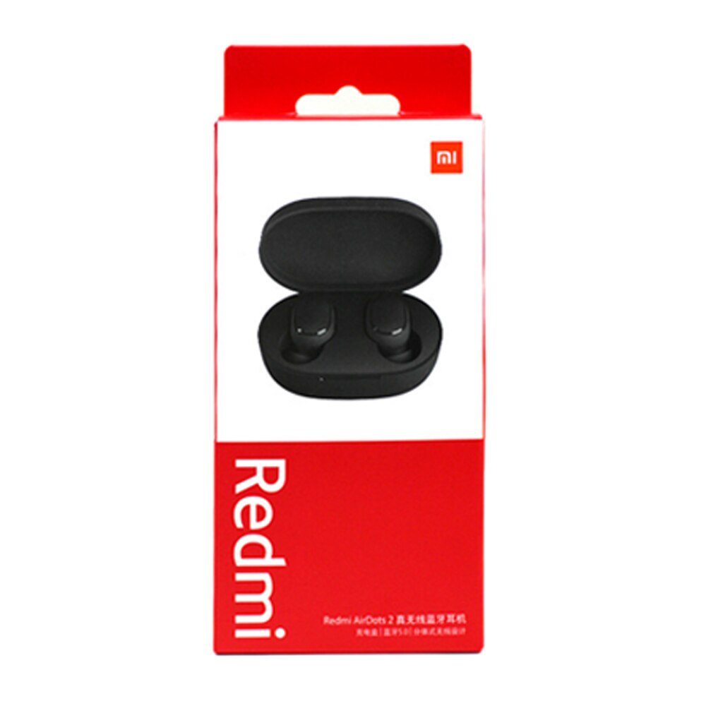 Xiaomi Redmi Airdots 2 auriculares estéreo bass con micrófono manos libres auriculares AI Control TWS Bluetooth 5,0: Redmi Airdots 2