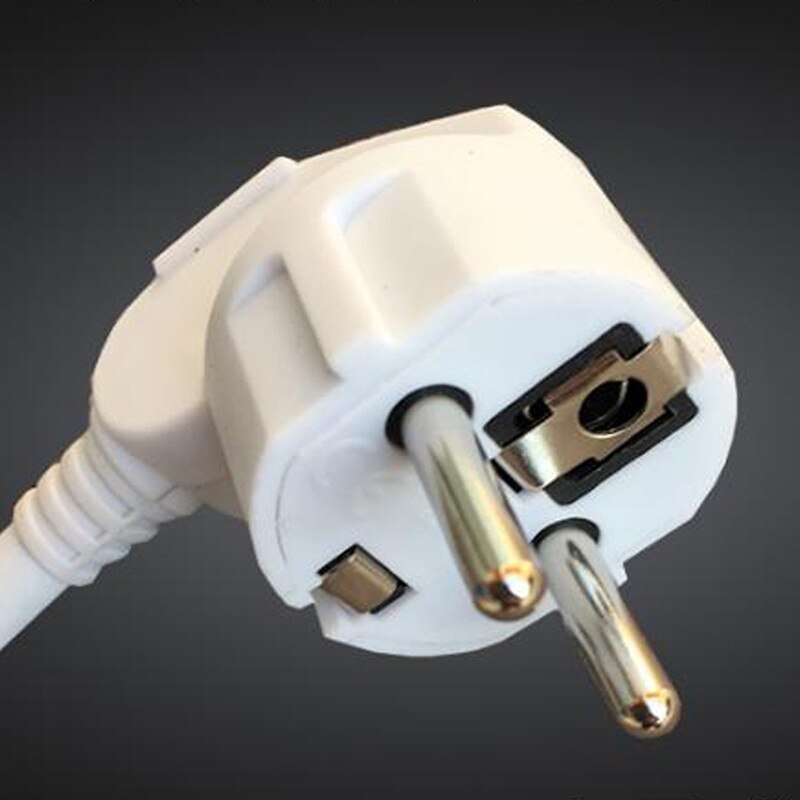 Weiß 0,5 M EU Deutsch steckdose verlängerung Energie kabel IEC320 16A 250 V männlich zu weiblich Server Energie kabel 0,75 platz