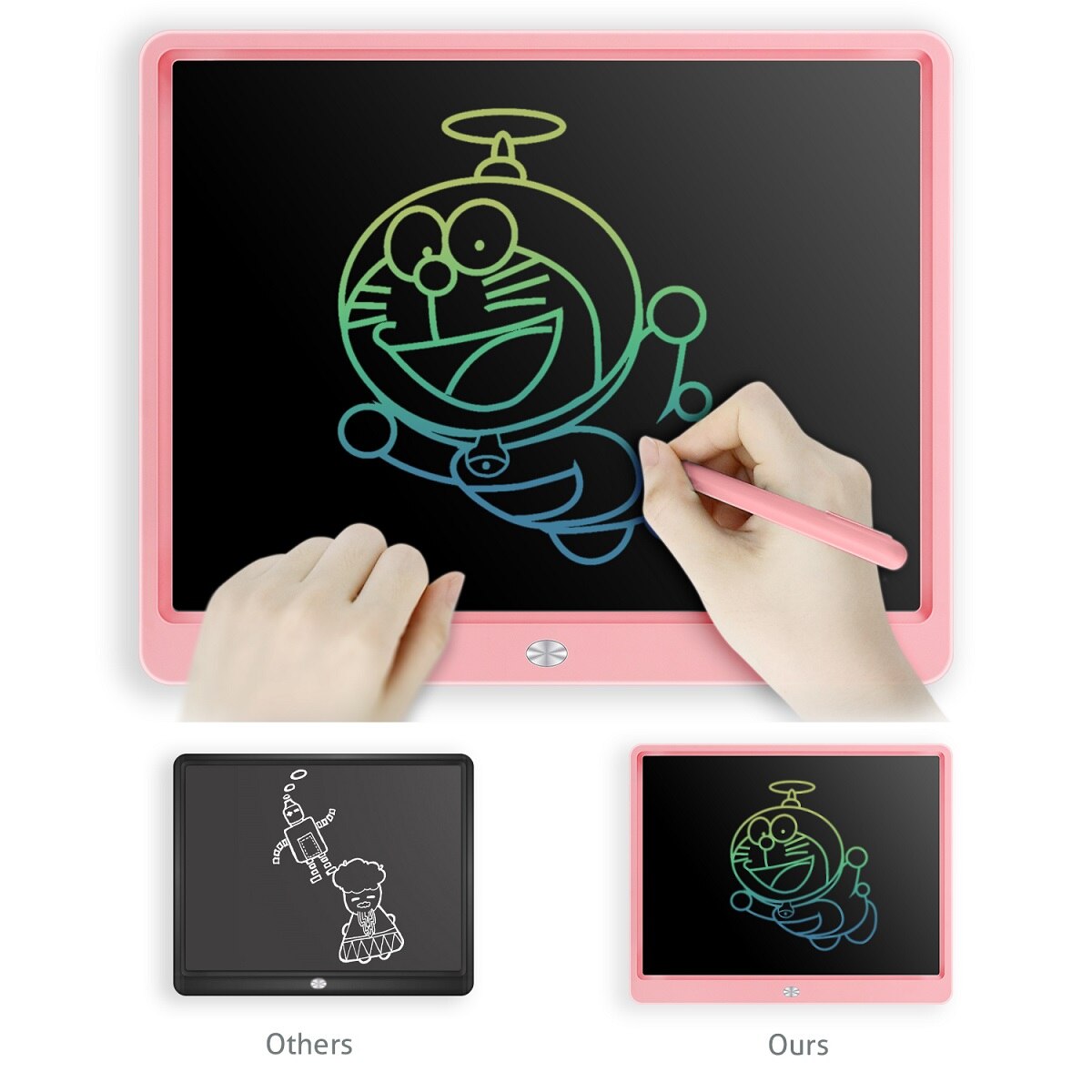15Inch Electronic Drawing Board LCD Screen Writing Tablet Digital Graphic Drawing Tablets Electronic Handwriting Pad Board+Pen