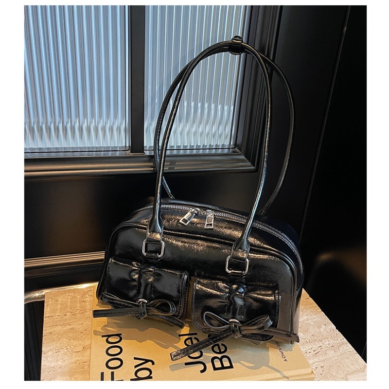 Lille, eksklusiv skuldertaske i balletstil, udsøgt crossbody-taske i forår og sommer