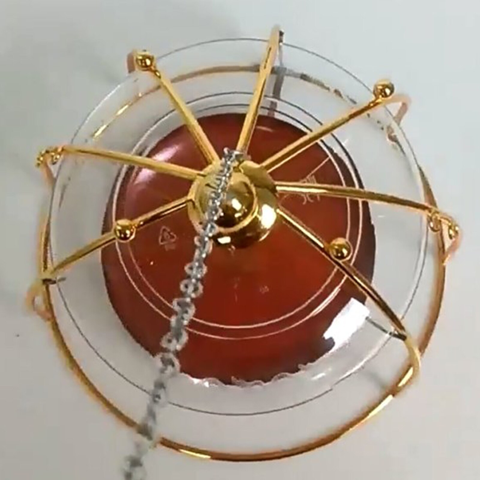 Dome Top Hummingbird Feeders Portable Exquisite PlasticsIron Humming Bird Feeders With Hook For Small Birds Courtyard Bird