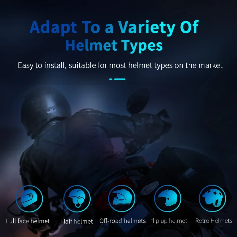 Motorrad Bluetooth Headset 5,3 kabellos Helm Headset Freis prec heinrich tung Bluetooth Telefon Musik Spieler für Motorrad Helme