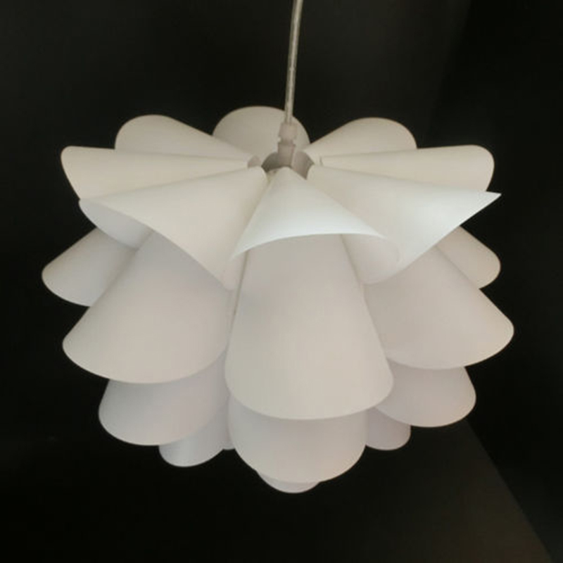 Modern Lotus Flower Lampshade Lamp Shade For Ceiling Pendant Light Home Decor Office Hotel Bar Decoration DIY (Self-Assembly)