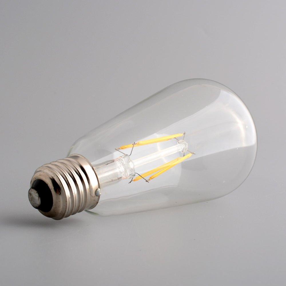 Vintage Light Bulb Retro Edison Style LED Filament Home Exhibition Lamp E27 4W - ST64