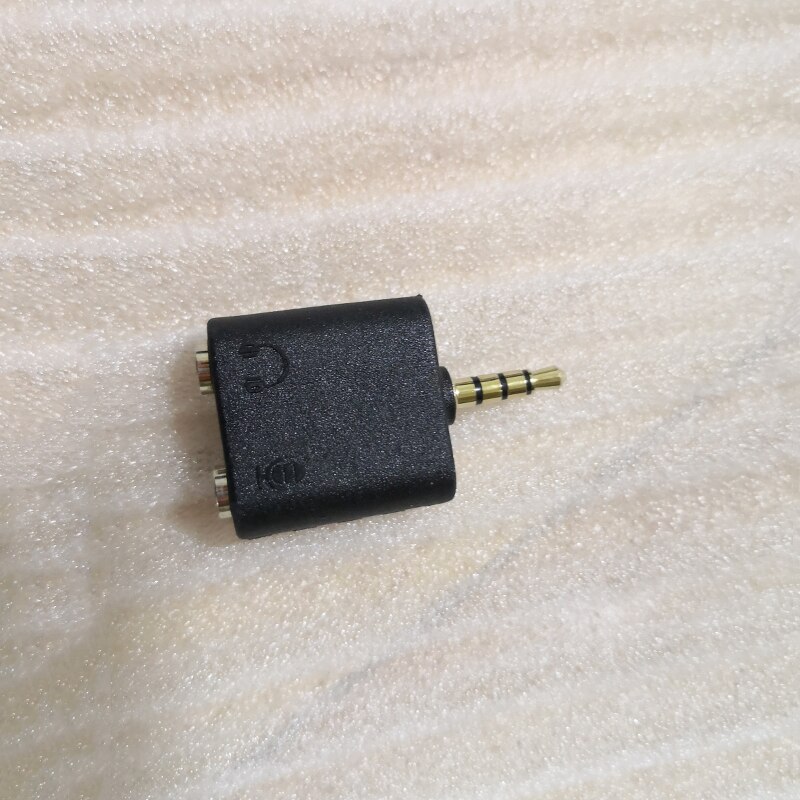 Adaptador de micrófono de 3,5mm, 1 en 2, cámara DSLR, para teléfono móvil, Iphone, Android