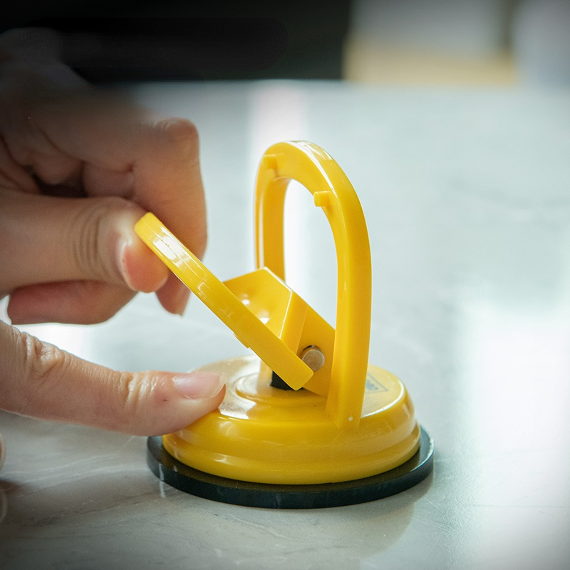 Deli ABS Vacuum Suction Cup 12/40/80/120kg Bearing Capacity Heavy Duty Vacuum Lifter for Granite Tile Glass Manual Lifting Tools