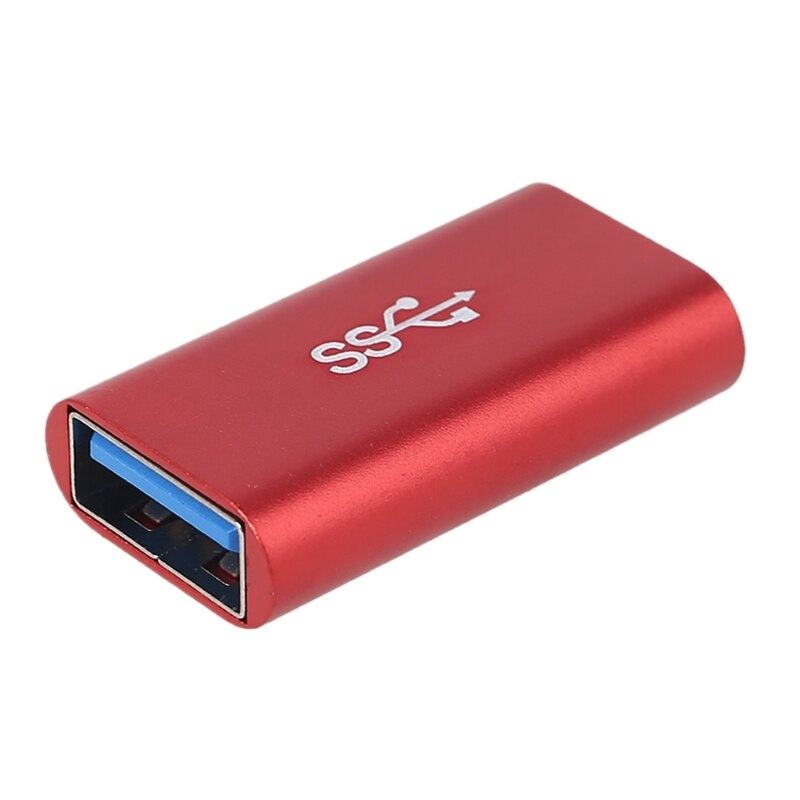Usb 3.0 -liitin naaras-naarassovitin kullattu supernopea usb 3.0 -liitin jatkeliitäntämuunnin: Punainen