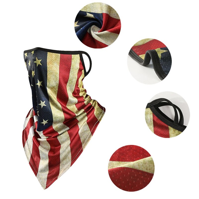 Visage Bandana oreille masque Rave cagoule écharpe cou guêtres Anti-poussière vent Protection moto vélo vélo cyclisme en plein air
