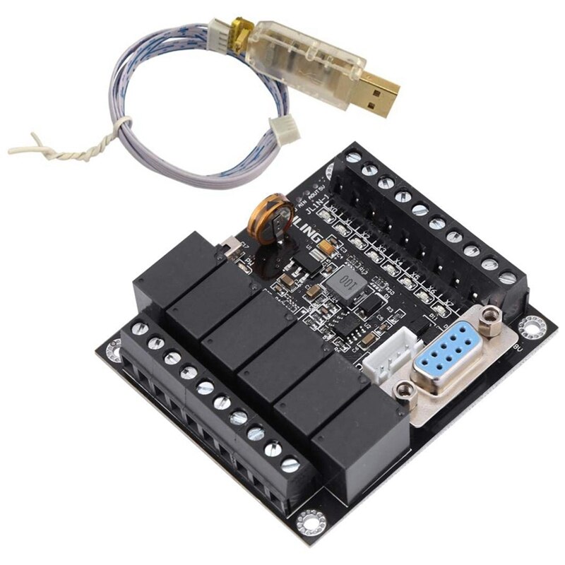 SHGO -PLC FX1N-14MR Delayed Module with Program Cable and Shell