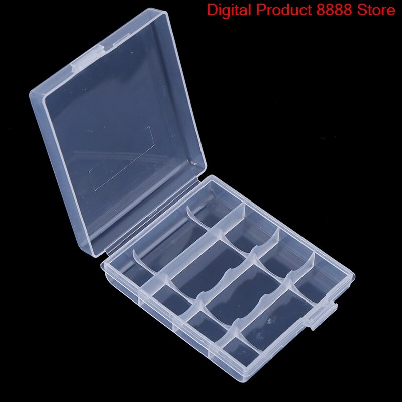 10x 18650 Batterijhouder - Harde Cover Organizer - Voor 18650 Batterijen: AA of AAA