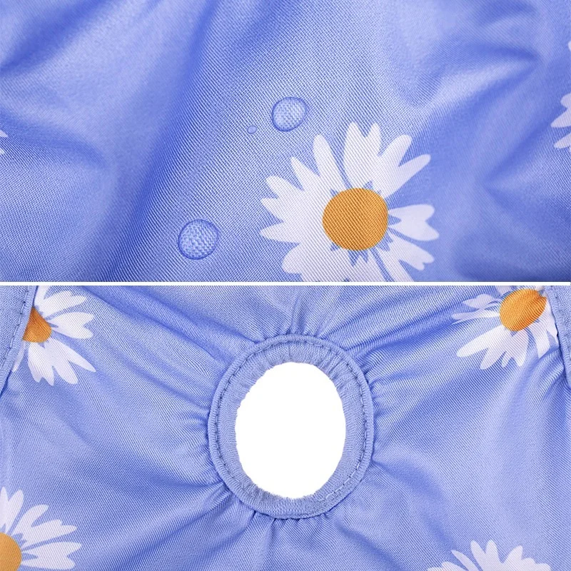 Pantalones fisiológicos para mascotas, bragas para perros, pañales para perros pequeños y medianos, pantalones cortos transpirables de peluche para Chihuahua, ropa interior suave, suministros para mascotas