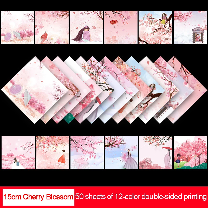 50 Double Sided Starry Pattern Origami Paper Folding Crafts Paper For DIY Hand Crafts Arts Creativity School Lessons Home Decor: light yellow