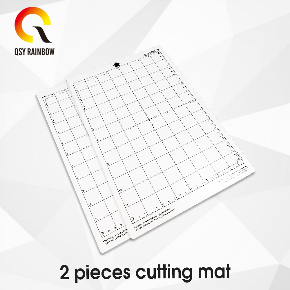 8x12 Inch Cutting Mat for Silhouette Cameo 3/2/1 [Standard-grip,8x12 Inch,] Adhesive&Sticky Non-slip Flexible Gridded Cut Mats