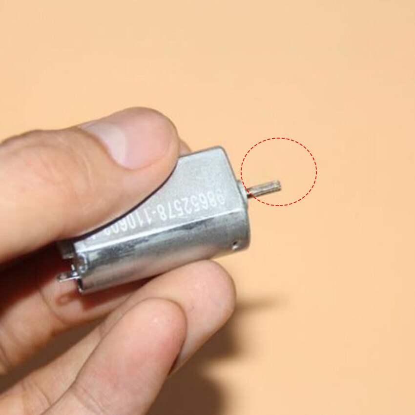 Zilver Kleur 180 Micro DC MOTOR Hoge Snelheid en Koppel DIY Model Auto Maken Onderdelen 1.5 V-7.4 V