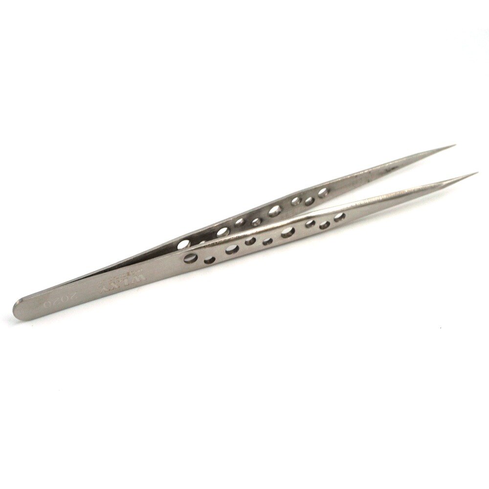 Ultra Thin Precision Straight Tweezers Stainless Steel Forceps for Cell Phone Tablet Computer Repair Hand Tools