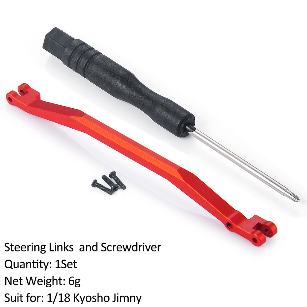 AXSPEED-Adaptador de cubo de rueda hexagonal de contrapeso de latón para coche teledirigido, amortiguador, torres, enlaces, neumáticos de goma para actualización de Kyosho Jimny 1/18: Amarillo claro