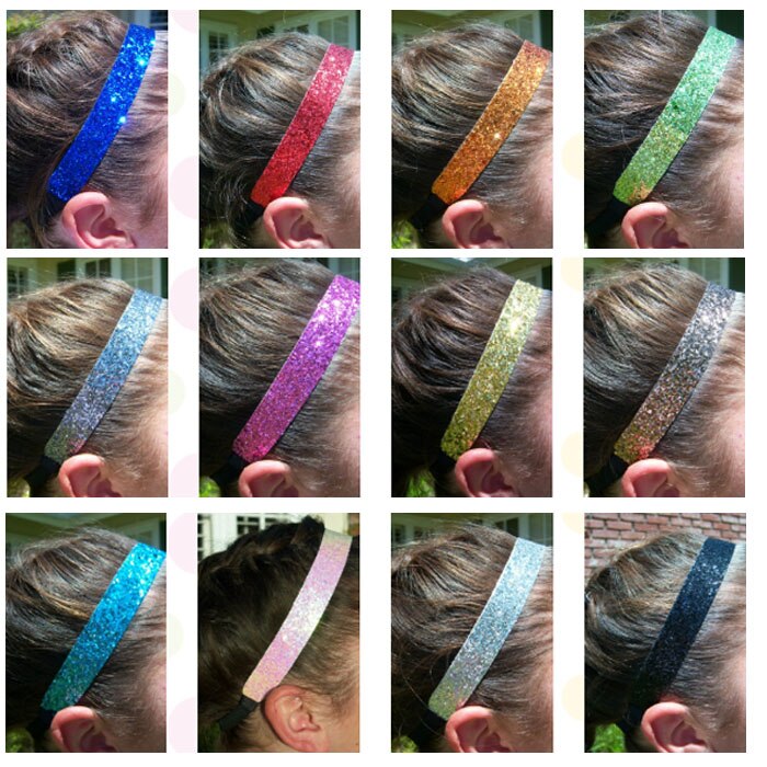 glitter hoofdband voor softball sport hoofdband