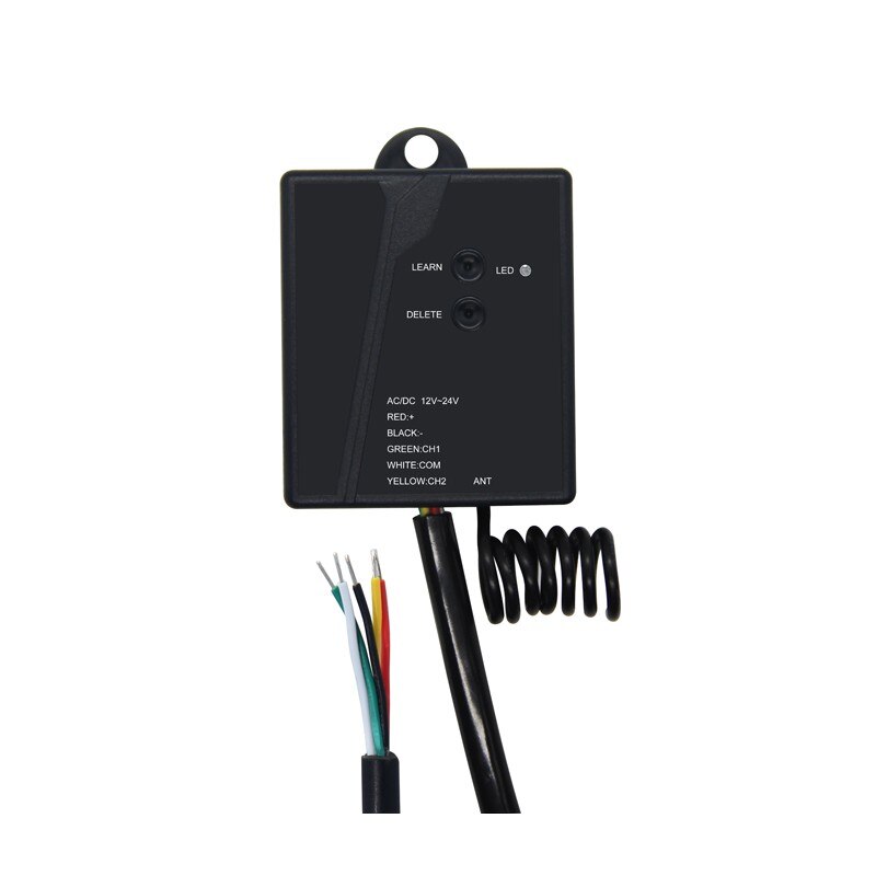 2 channel RC wireless transmitter and universal receiver can be used with RF camera or remote control to open and close the door