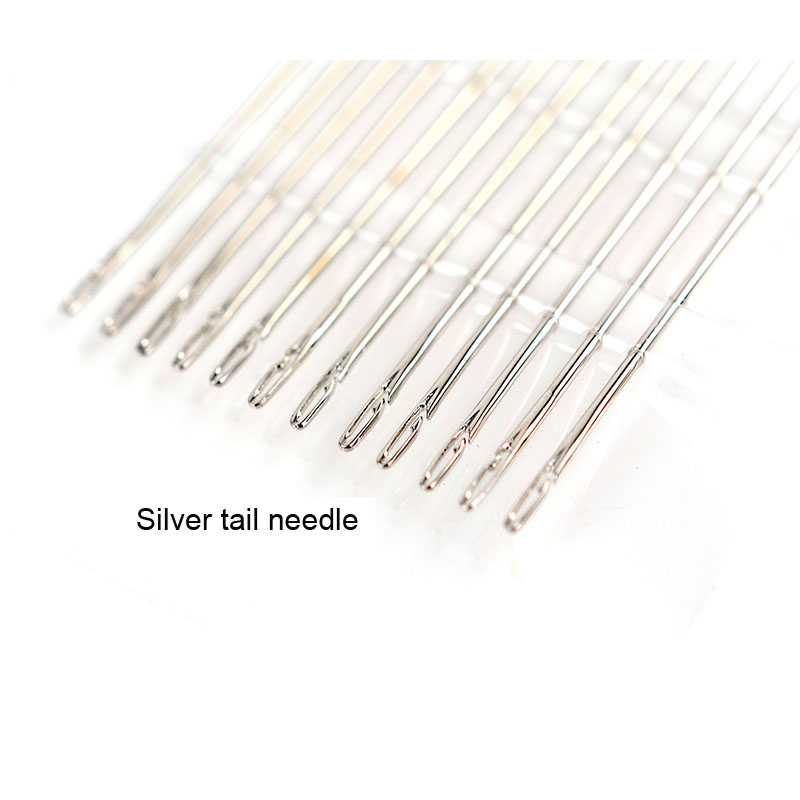 12 stuks Self Threading Naalden Hand Naaien Naalden Huis Huishouden Gereedschap Kleding Naaien Stof