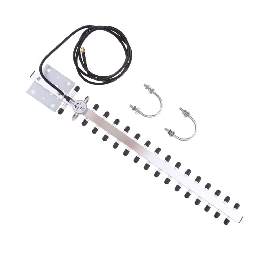 Yagi WLAN WiFi kabellos Richtantenne Booster Mit RP-SMA Stecker