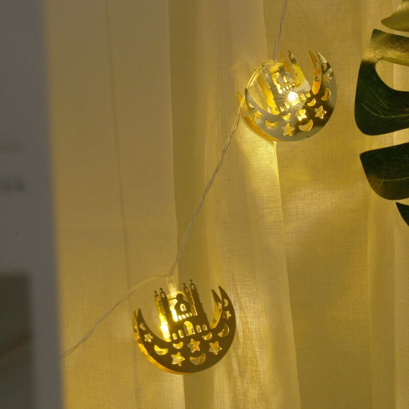Moslim Ramadan Festival Decoratie Speciale Kasteel Verlichting Decoratieve Light String Decor Voor Thuis Party Festival