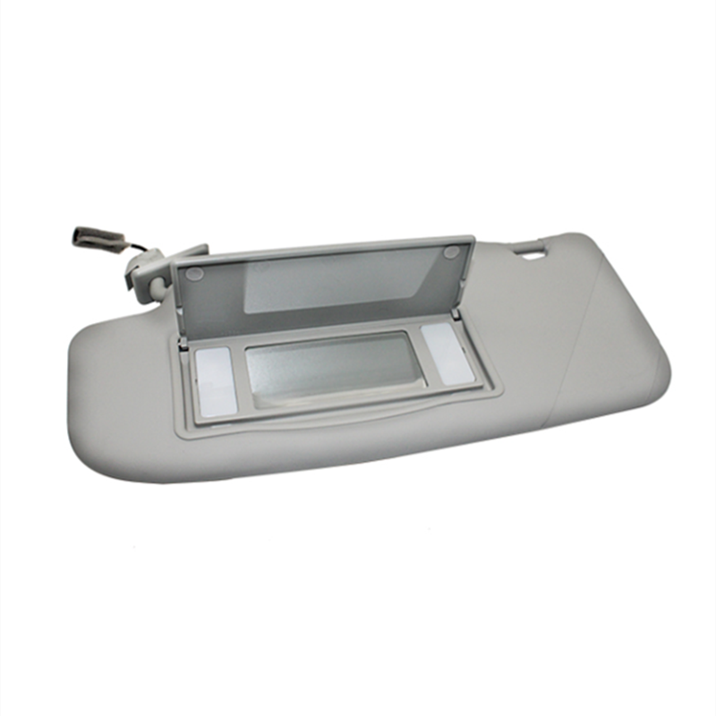Visera Interior para Nissan Qashqai Dualis J10 , parasol con lámpara, placa, espejo de maquillaje