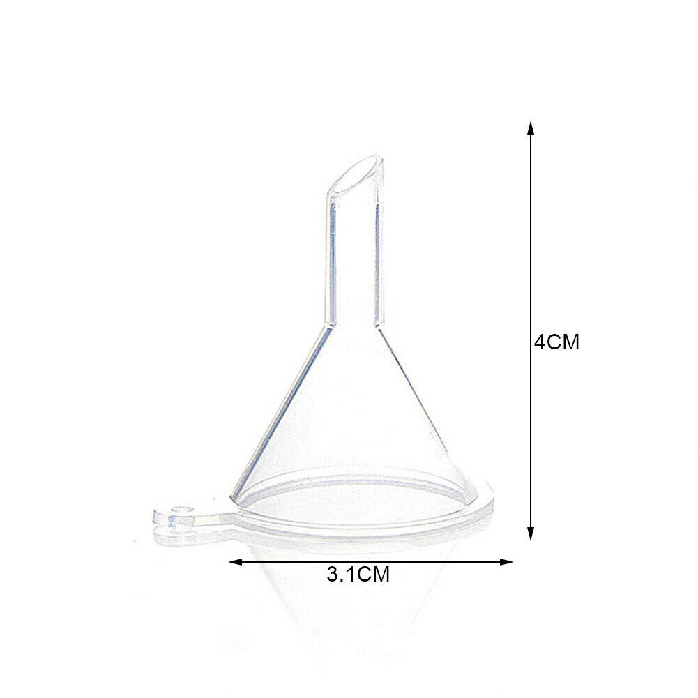 10Pcs Mini Trechter Parfum Alcohol Diffuser Kleine Mond Vloeibare Olie Trechter Voor Thuis Keuken Benodigdheden Laboratorium Experimentele Gereedschap