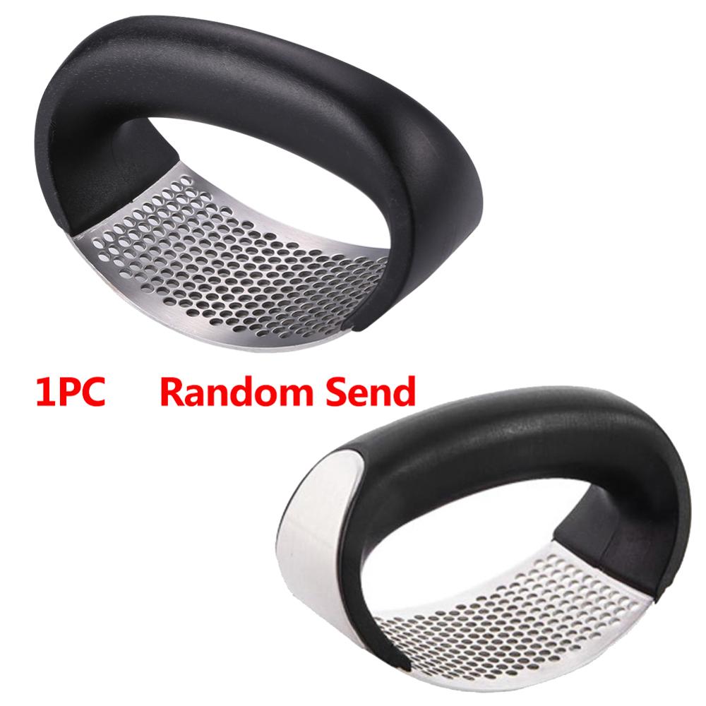 Multi-functie Handmatig Knoflook Presser Gebogen Knoflook Slijpen Slicer Chopper Rvs Knoflook Persen Koken Gadgets Tool