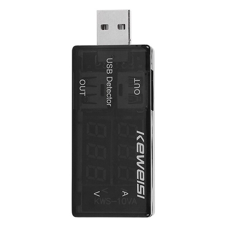 Keweisi Usb Stroom En Spanning Tester Usb Spanning En Ampèremeter Dual Meter Display Test Instrument