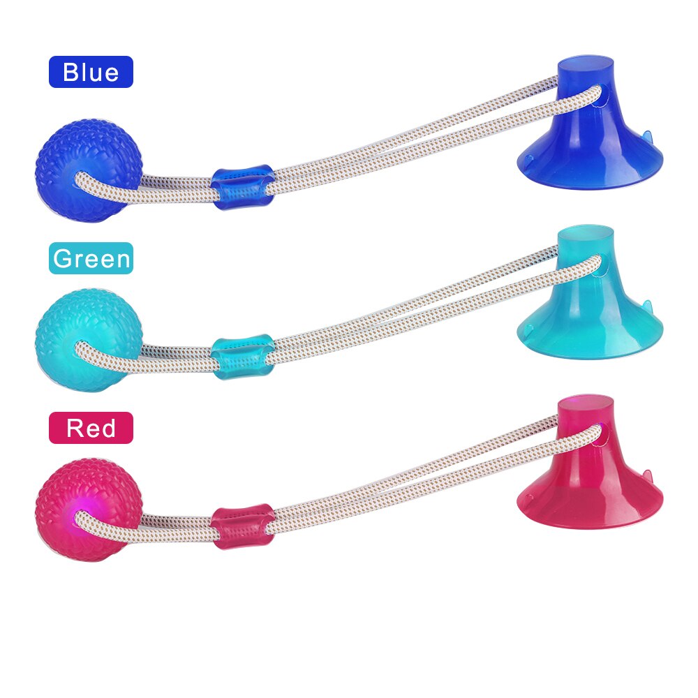 Pet Dog Toys Silicon Suction Cup Tug dog toy Dogs Push Ball Toy Pet Tooth Cleaning Dog Toothbrush for Puppy large Dog Biting Toy