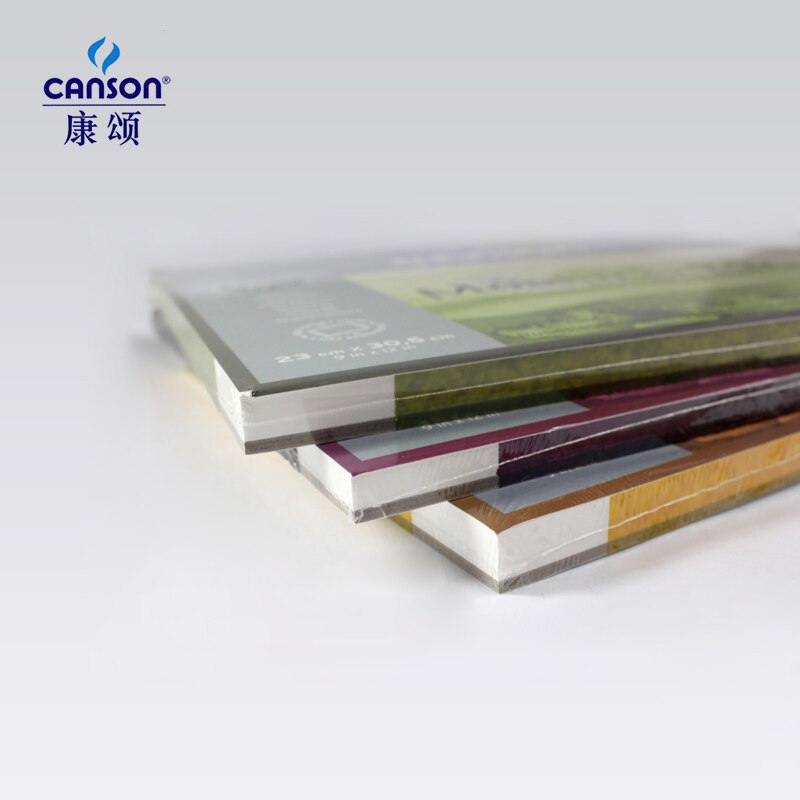 Canson – carnet de croquis en aquarelle, carte postale 16K, 300g, papier de dessin pour croquis d'art