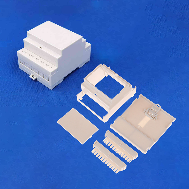 Din Rail Enclosure Plastic Enclosures For Electronics Distribution Box Electronic Enclosure Outlet Enclosure: MULTI