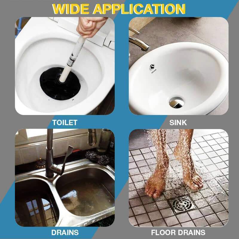 Toilet køkken badeværelse afløb uddybning fjedervask renere kloak uddybningsværktøj køkken afløb slangefjeder rør uddybningsværktøj