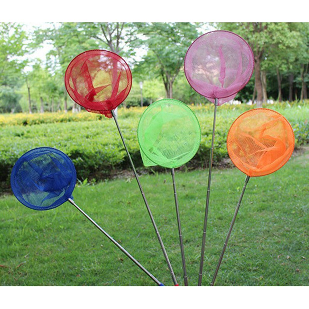 Extendable Fishing Net Telescopic Pond Sea Butterfly Insect Bug Landing Kids Toy Garden Landing Dragonfly Holding Net