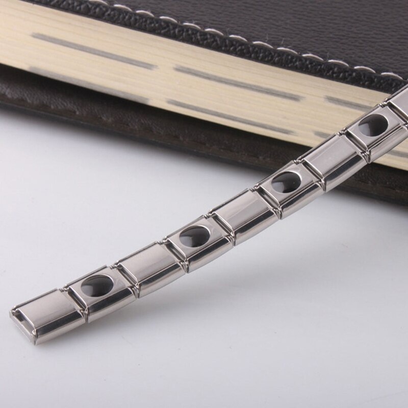 Hommes acier inoxydable chaîne lien manchette Bracelet Bracelet Bracelet bijoux Punk T8DE