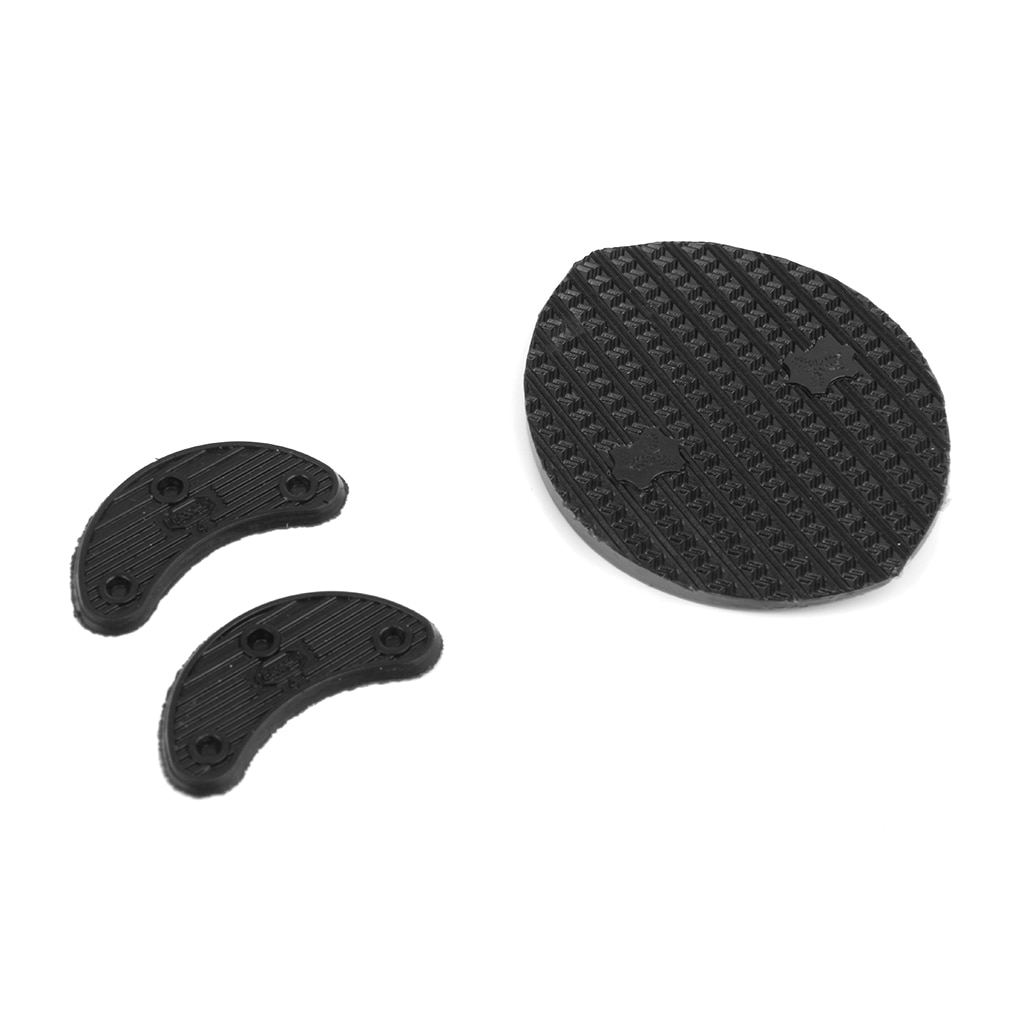 Anti Slip Woman Shoe Sole Heel Stick & Tips Rubber Shoe Repair Pads Set M