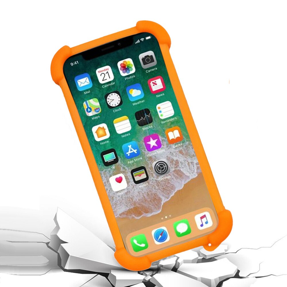 Pour Crosscall Core-X3 coque arrière Action-X3 souple en Silicone élastique pour coque de Trekker-M1 Crosscall avec sangle de cou