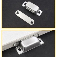 Magnetic Door Catch Latch Silver Stainless Steel Cupboard Door Heavy Duty
