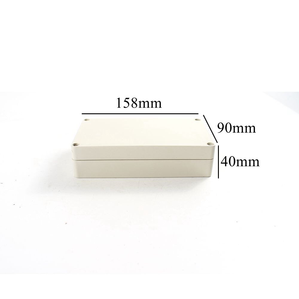 158x90x40mm Waterproof Plastic Enclosure Box Outdoor Cable Connection Wire Junction Electrical Project Case ABS IP65 158*90*40mm