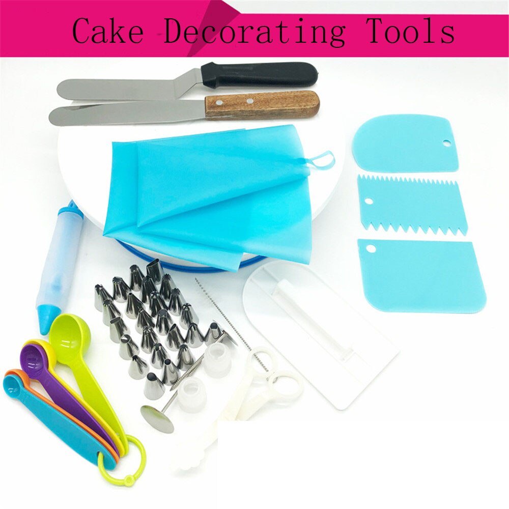 41 PCS/Set Metal Icing Pastry Piping Nozzles Tips Set Fondant Cake Decorating Tools Cake Decorating Tools: C2016