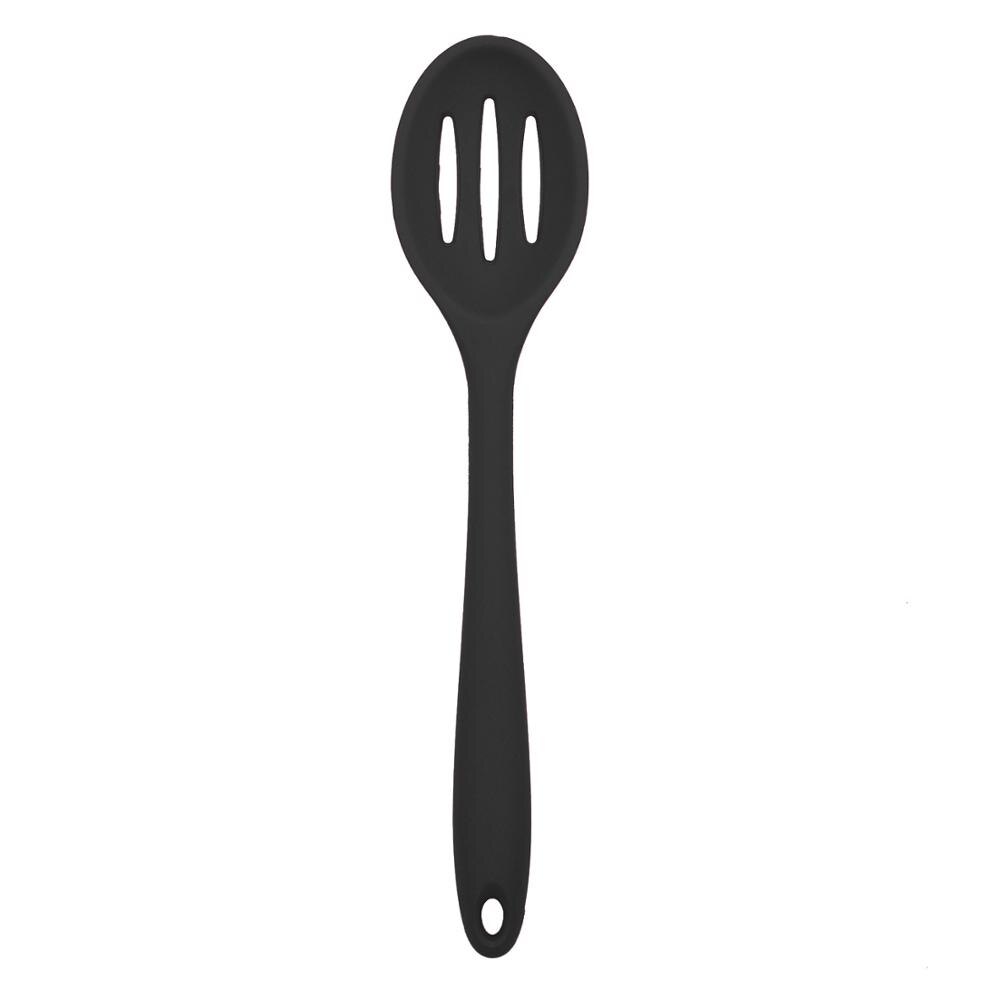 Red/Black Heat-Resistant Silicone Cookware Nonstick Cooking Tools Kitchen Baking Tool Sold Separately Kitchen Accessories: Colander black