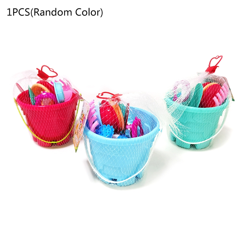 Zomer Strand Kasteel Schop Emmer Set Kleurrijke Strand Zand Speelgoed Set Met 9 Stuks A2UB