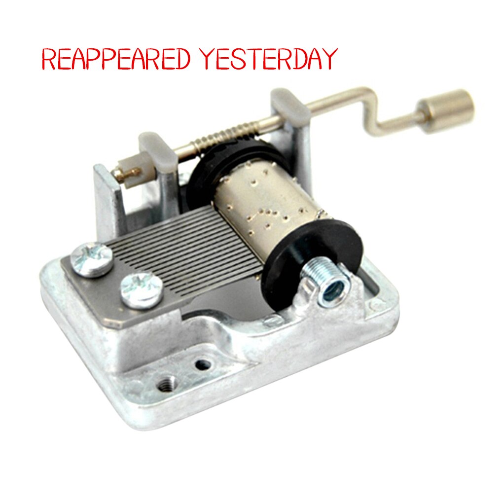 18-tones Music Box Mini Hand Cranking Metal Mechanical Musical Movement DIY Music Box Crafting Parts: Music 11