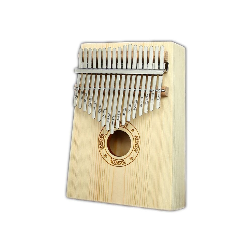 17 Toetsen Duimpiano - Mahonie Kalimba - Beginners Muziekinstrument met Doekje: Licht klassiek