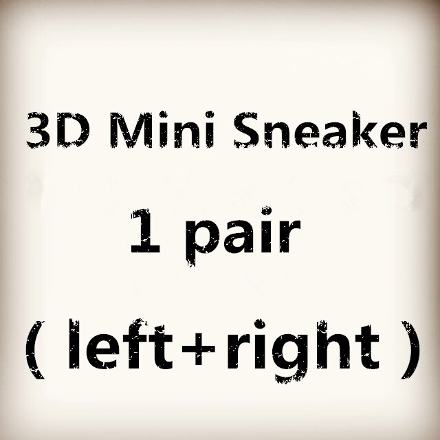 3D Mini Sneakers Keychain Phone Strap For and: 1 pair