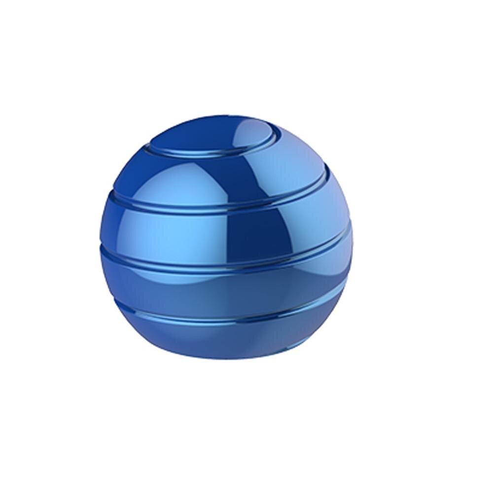 Funny Desktop Toys Revolving Decompression Ball Kinetic Orbital Desk Office Decor Art Toy Rotary Tabletop Ball for Kid Adult: Blue  1.57 inch