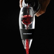 Excelvan Wijn Beluchter Decanter Hopper Filter Rode Wijn Decanter Beluchter met Base Rode Wijn Flavour Enhancer Stand Keuken Gereedschap