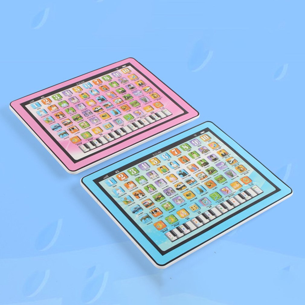 Baby Englisch FrüHenne Lernen Studie Maschine Art freundlicher Computer Tablette berühren Bildschirm USB Ladung Pädagogisches Spielzeug Für freundlicher