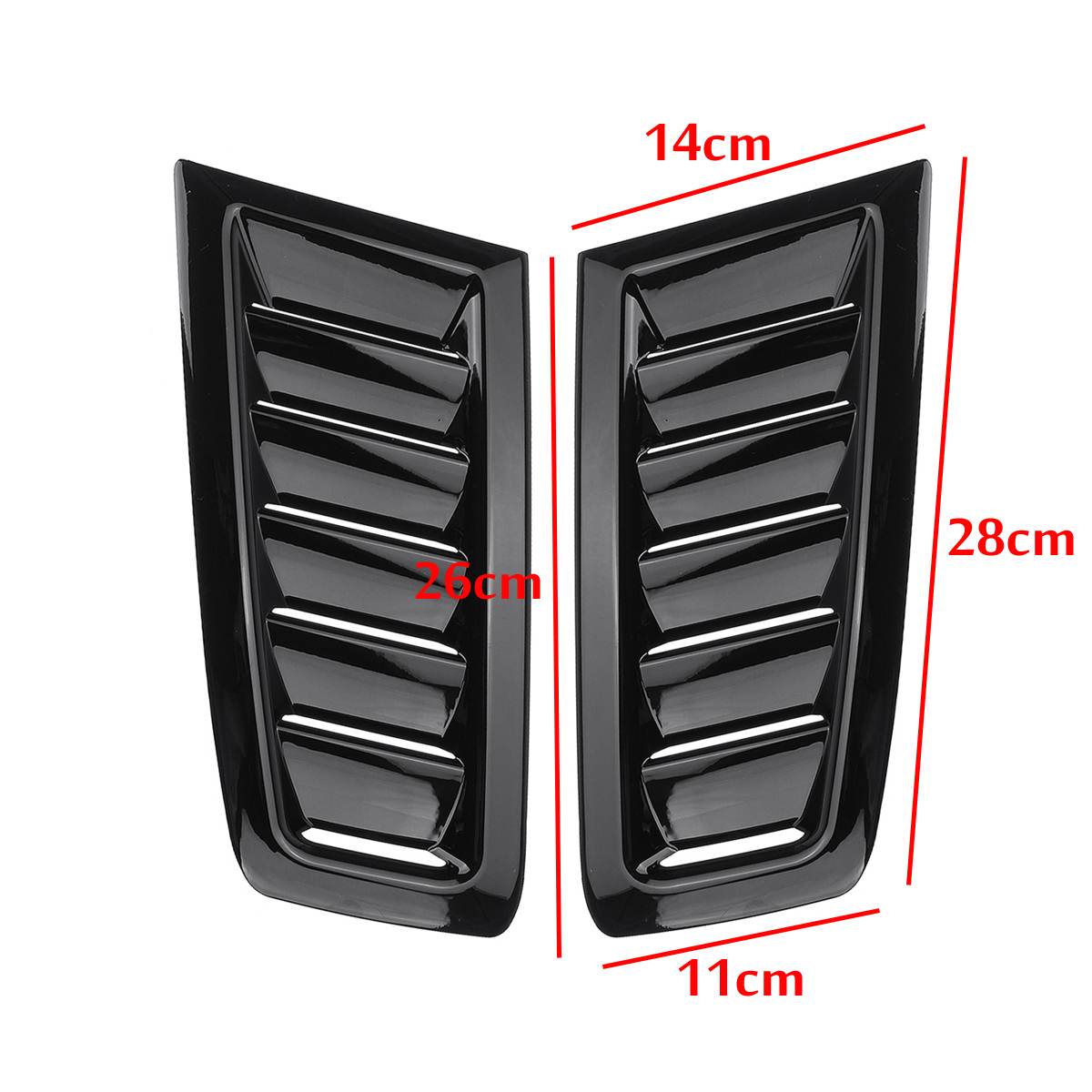 2x Car Front Hood Bonnet Vents Hoods Air Outlet For Mazda MX5 RX8 For Miata 323 626 969 RX7 RX8 For Toyota Corolla Camry